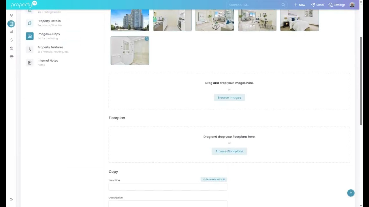 PropertyMe CRM | Add A Rental Listing