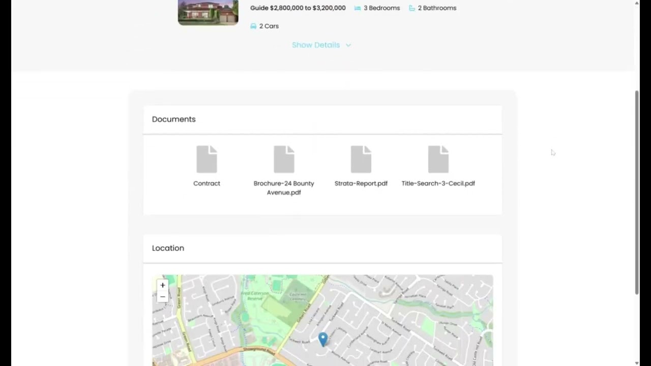 PropertyMe CRM | Listings | Documents