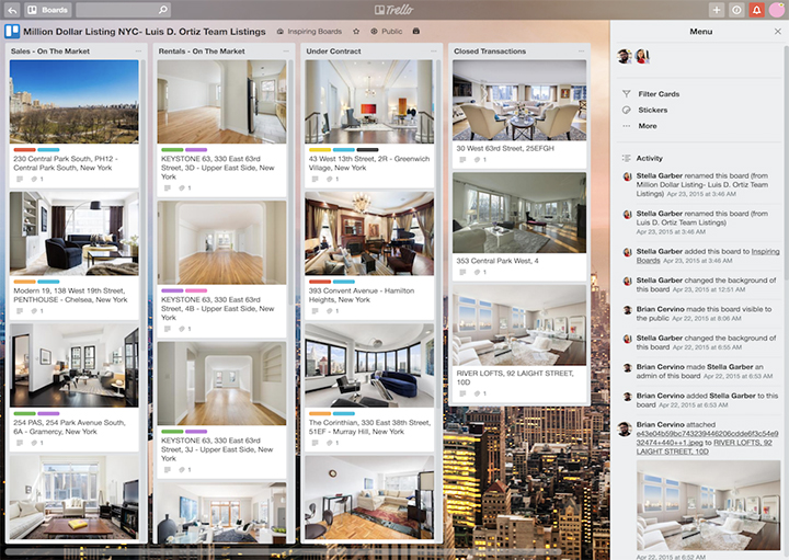 trello real estate tech tool