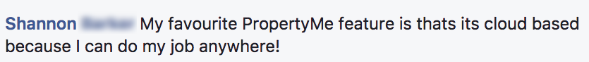 Favourite PropertyMe Feature Shannon