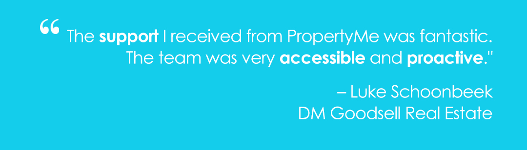 Reasons Why Property Managers Love PropertyMe Luke Quote