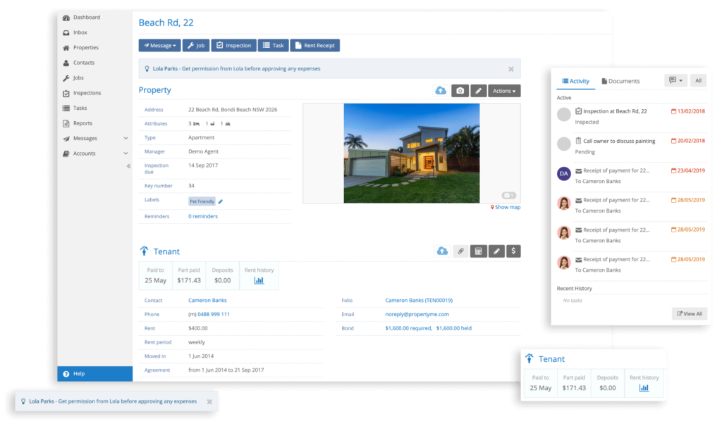 Cloud Property Management Software Features PropertyMe