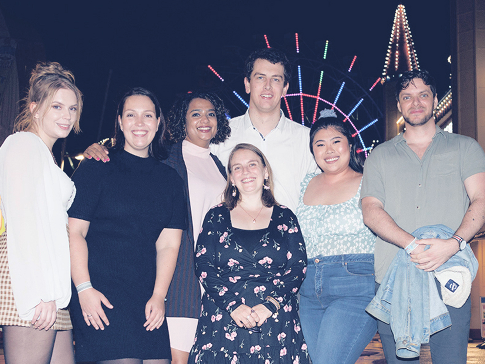 Team members at Luna Park