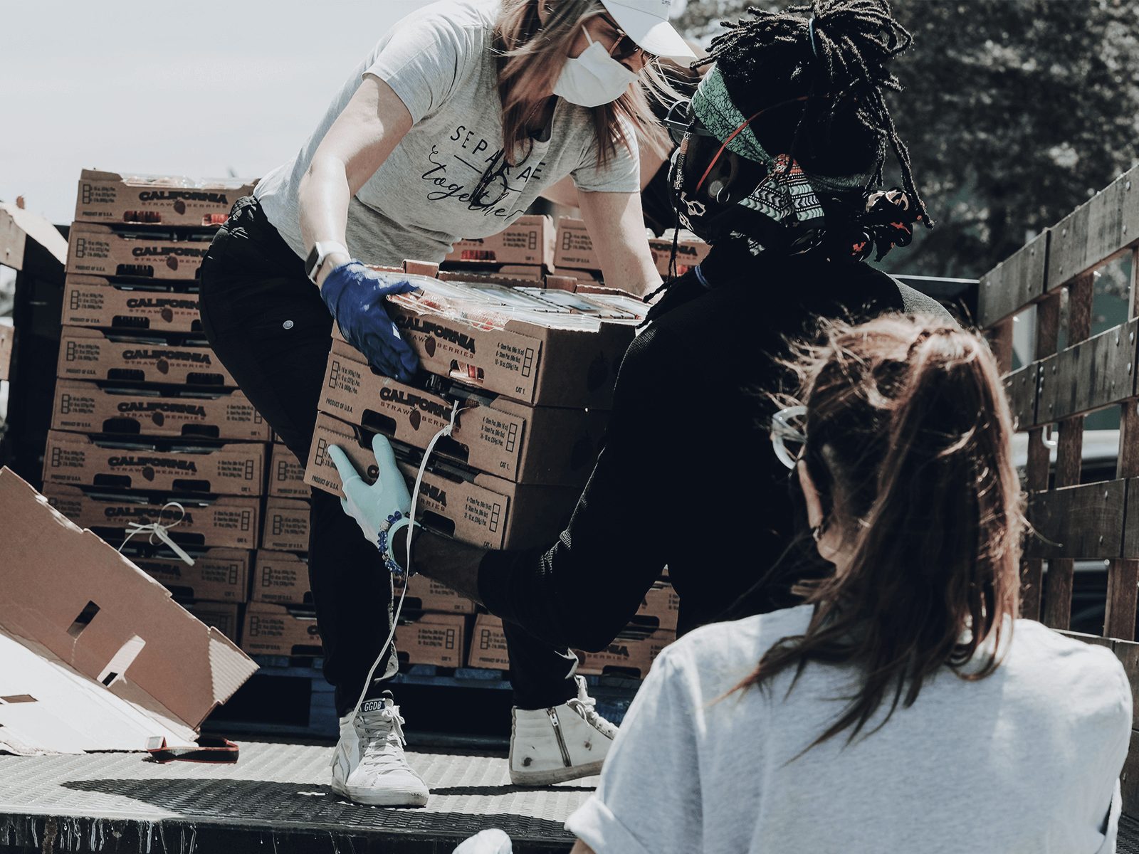 Team volunteering