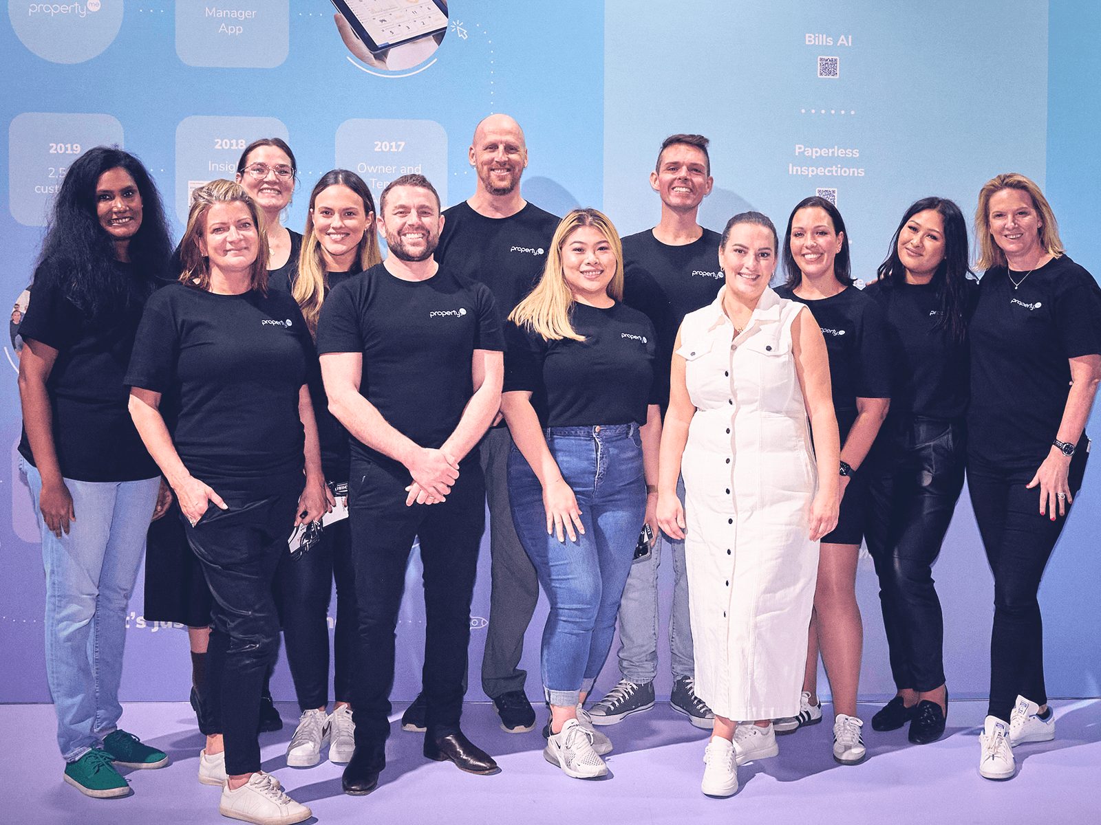 members of the PropertyMe team
