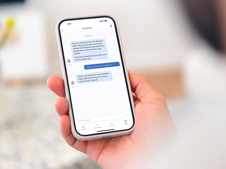 PropertyMe launches innovative Chat feature, transforming rental communications