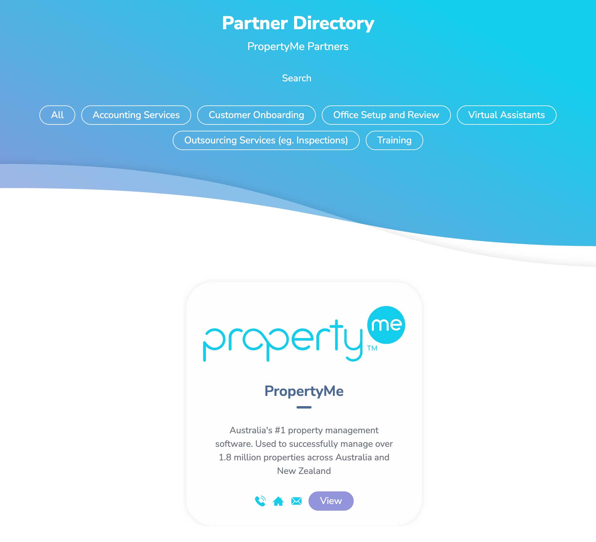 Preview showing how website listing details will appear in the directory