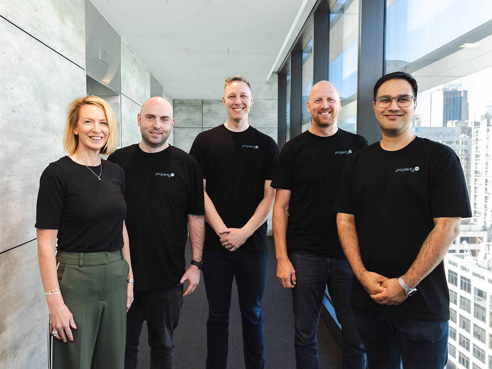 Sarah Dawson (CCO), Phillip Munt (Engineering Manager - CRM), Luke Paverd (Director of CRM), Scott Shepherd (CPO) and Arya Mojgani (CRM Support and Onboarding Manager)