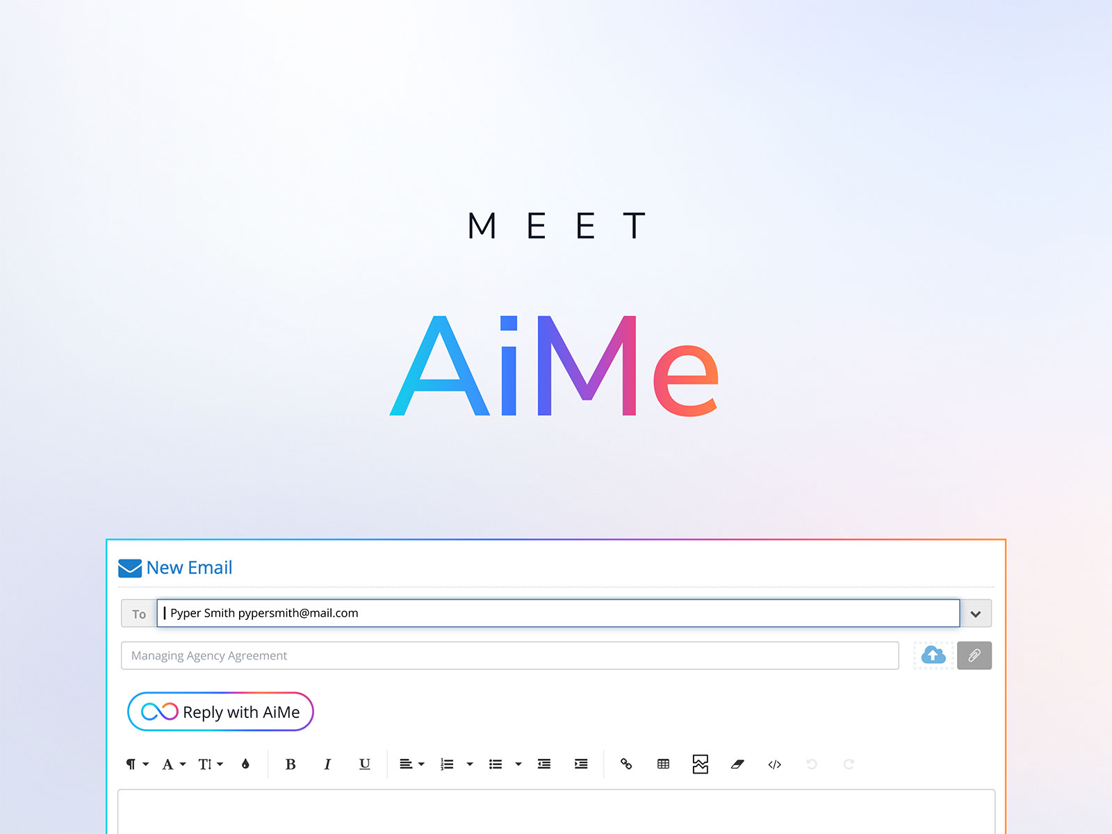 Level up your inbox with Reply with AiMe