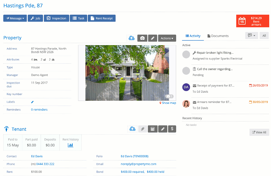Properties & Client Views demo