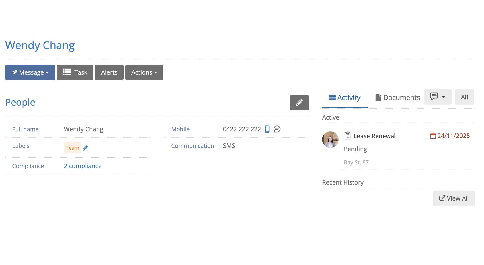 Activity Feed: Loop in the right people with @mentions