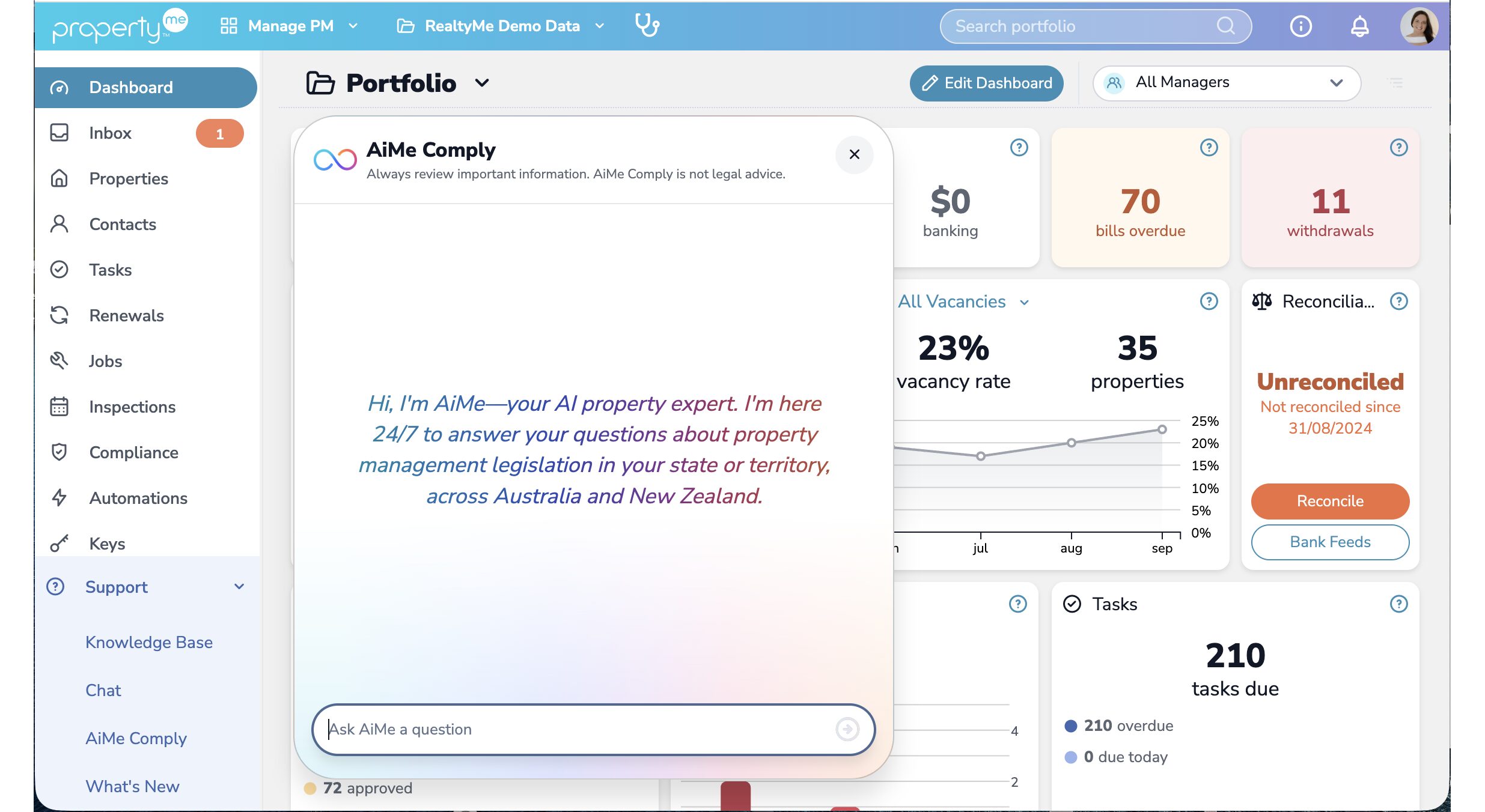 AiMe Comply: Answers grounded in your state's rules