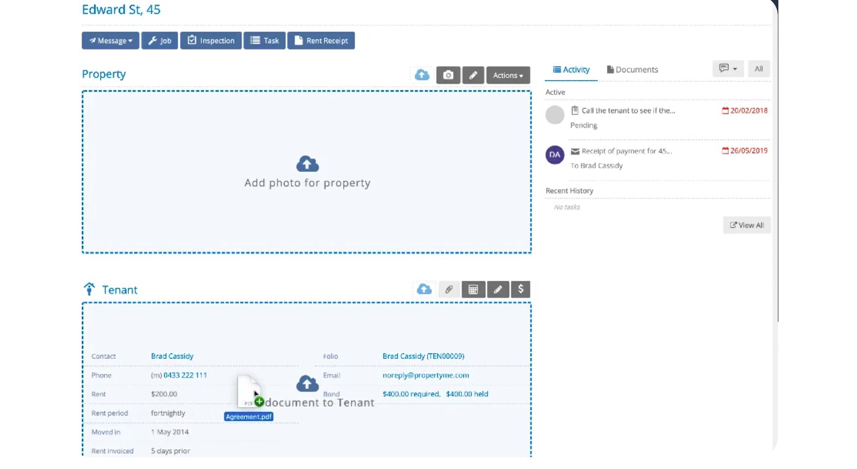 Document Management: Drag, drop and it's filed