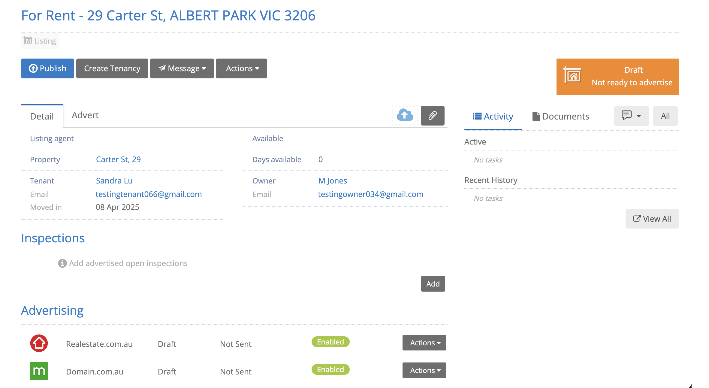 Listings: Manage the whole listing, start to finish
