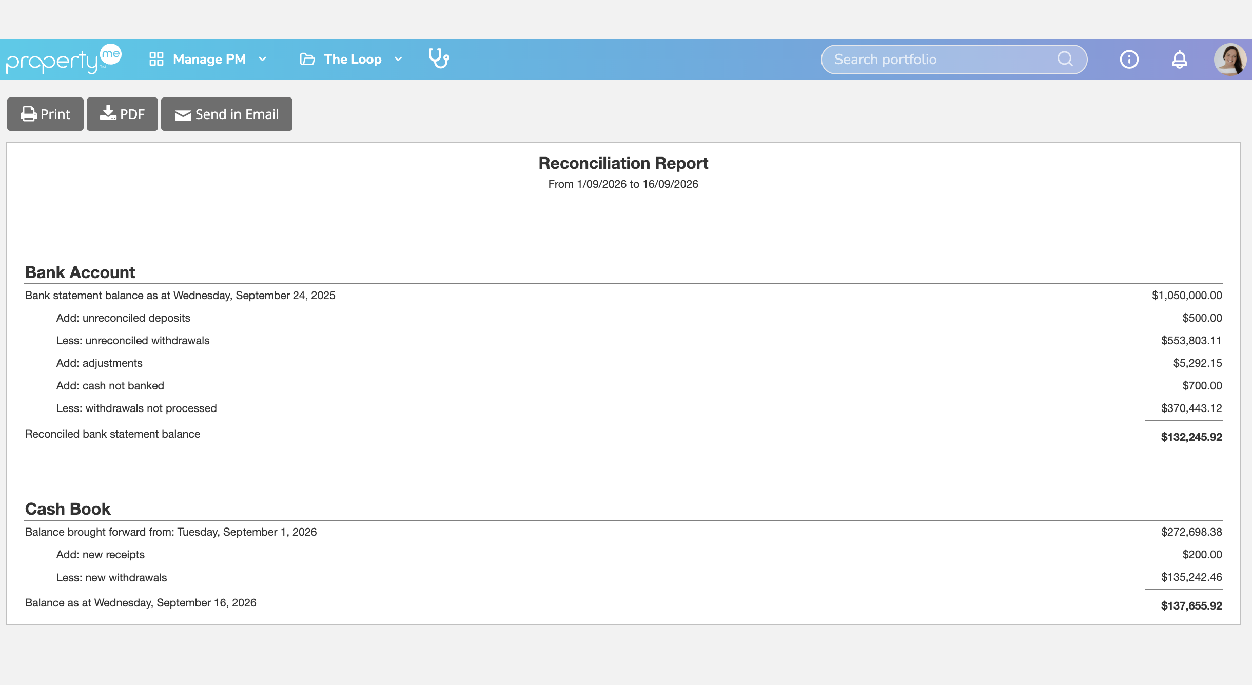 Reconciliation: See every reconciliation in one screen