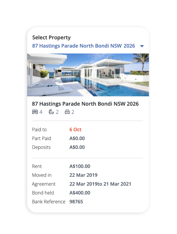Tenancy info