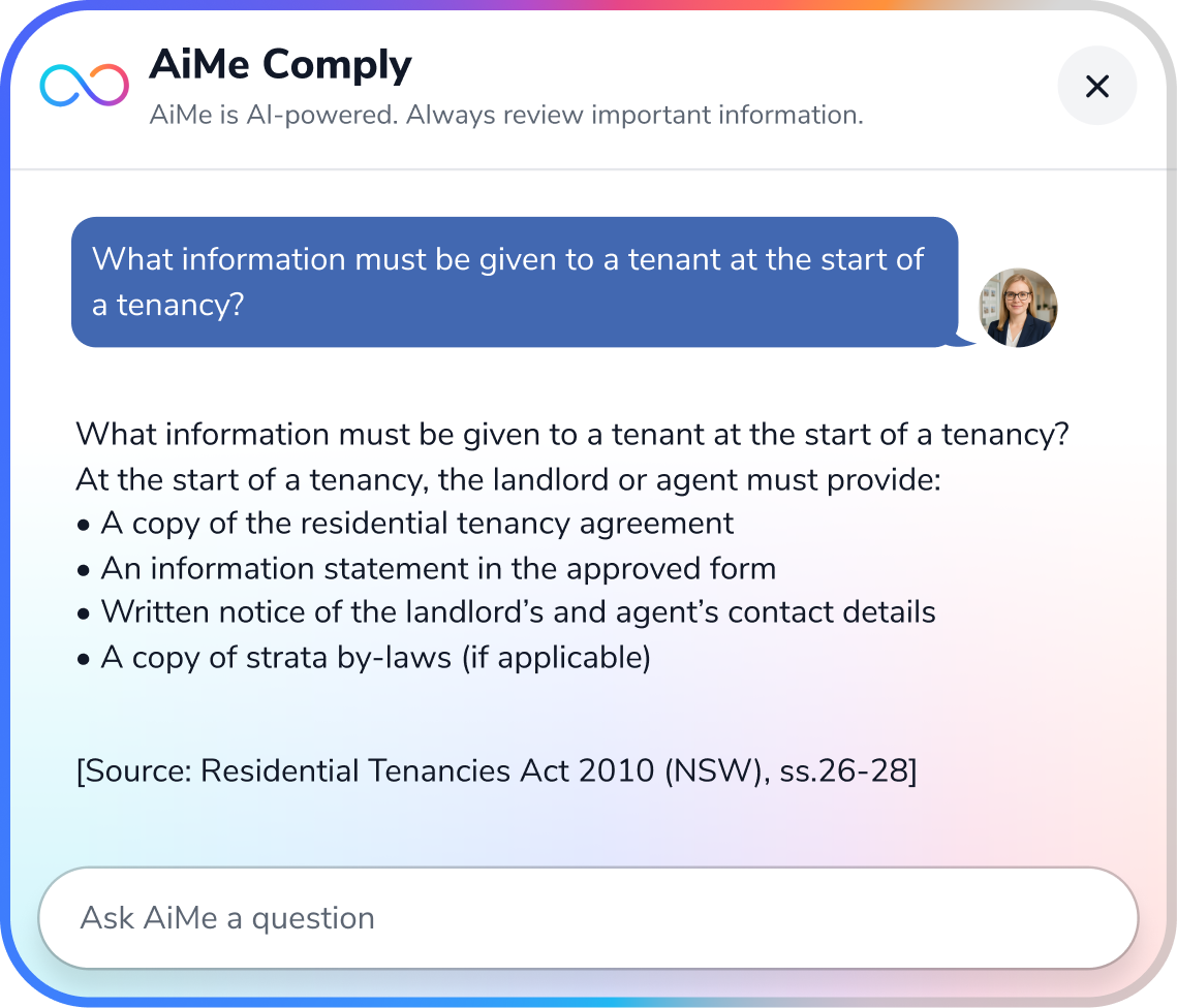 Aime comply header image